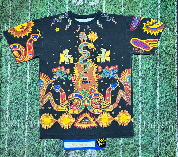 Vintage Carlos Santana Heaven Smiles Incredible Shirt Sz XL Michael Rios
