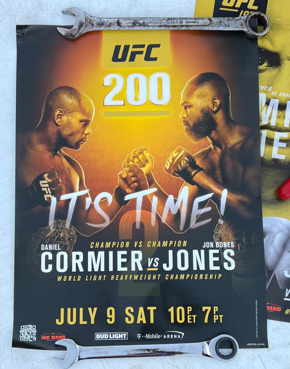 UFC 200 Fight Poster (24x18) - Daniel Cormier vs Jon Jones v2 Lesnar