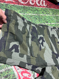 Ecko Camo Cargo Shorts Mens Size 36 Zip Fly Belted Green New