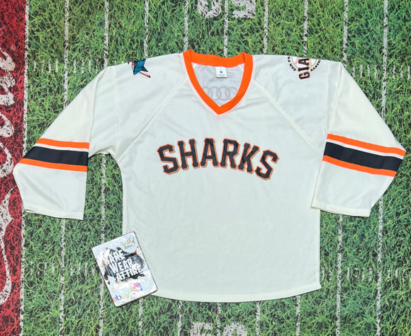 NHL San Jose Sharks X MLB SF Giants Baseball hockey jersey size M Audi