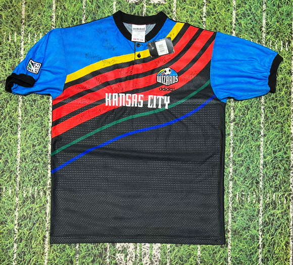 Vintage MLS Kansas City Wizards Adidas 1997 Soccer Jersey Rare NWT Sz Xl World