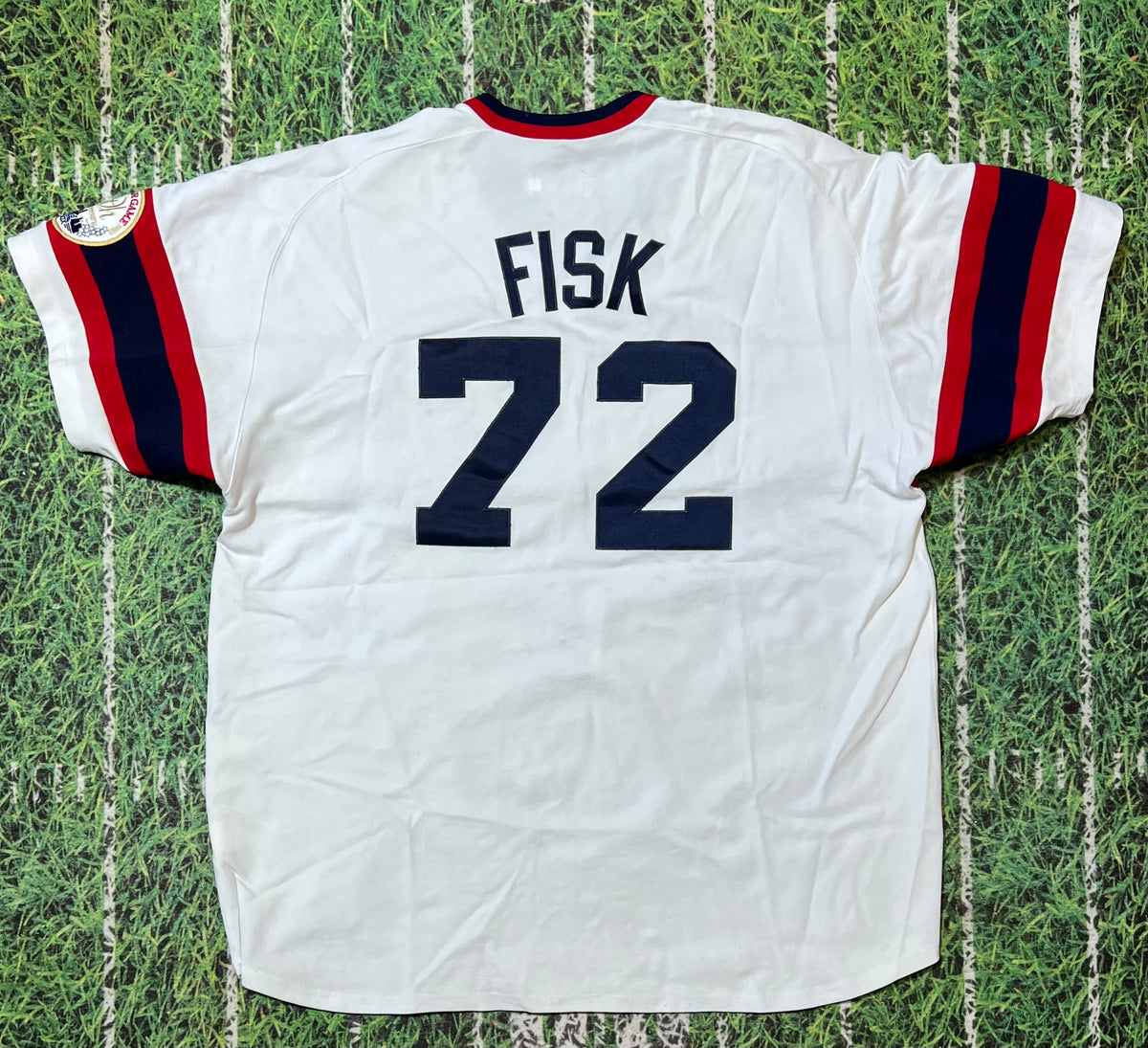 fisk white sox jersey