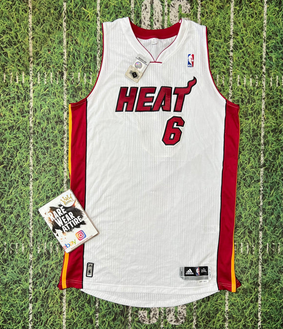 Miami Heat LeBron James Mesh NBA 2011 Basketball Adidas Rev 30 Limited Pro cut