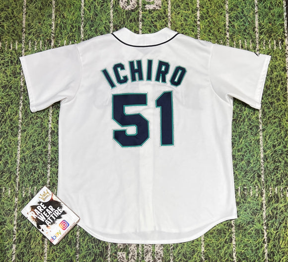 Seattle Mariners majestic Jersey Mens Ichiro Suzuki MLB Baseball XL