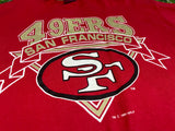 SweaTer Logo 7 L San Francisco 49ers Jersey Vtg Niners Football nfl 5761