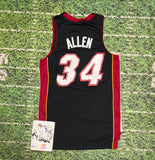 NBA Adidas Ray Allen Miami Heat Black #34 Jersey Sz S 13 Basketball 6444