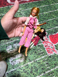 7.5” Vintage Mego Dinah Mite In Rare Fashion, Jointed Model Doll Friend - U