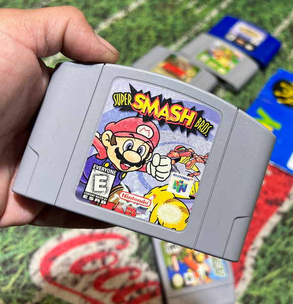 Super Smash Bros (Nintendo 64 N64, 1996) Genuine OEM Authentic Tested Game