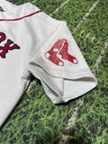 MLB MAJESTIC BOSTON RED SOX DUSTIN PEDROIA BASEball JERSEY Sz M Kids