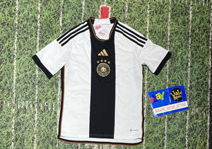 Germany Home Jersey Adidas White Shirt 16 Boys L Football Soccer