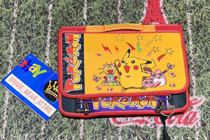 POKEMON PAXOS NINTENDO Vintage 2000 School bag NEW UNUSED Rare vers