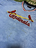 St. Louis Cardinals Majestic Baseball Jersey SZ L Nike Terry Cloth MLB