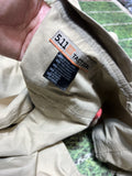 511 Tactical Series Vest Mens XL Khaki Beige Concealed Weapon Hunting Canvas