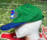 Hartford Whalers Hat VTG 90s NHL Green Blue Cap Rare Reversible Pro Player