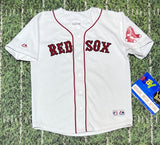 MLB MAJESTIC BOSTON RED SOX DUSTIN PEDROIA BASEball JERSEY Sz M Kids