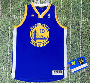 Adidas David Lee Golden State Warriors Jersey  L NBA Basketball #10