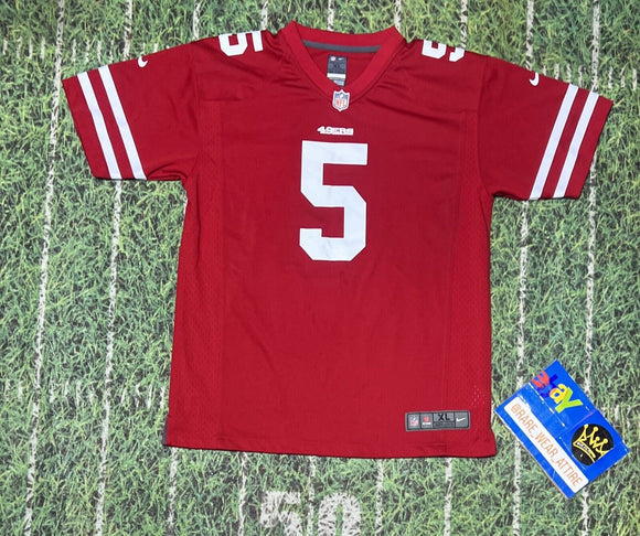 Trey Lance Nfl FootballL San Francisco 49ers Nike Field Jersey Sf Niners Kid Xl