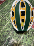 Cascade R OSFM Lacrosse Helmet Yellow Green Strap Usf 13 Dons San Fransisco Used