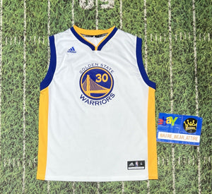 Nba Golden State Warriors Basketball Jersey Kid Xl Stephen Curry Adidas