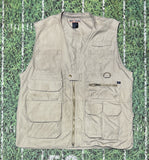 511 Tactical Series Vest Mens XL Khaki Beige Concealed Weapon Hunting Canvas