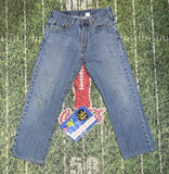 LEVI'S 501 MENS JEANS W31 L32 VINTAGE BLUE DENIM MADE IN Mex 90s