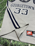 1990s Authentic Georgetown Hoyas Alonzo Mourning Nike Jersey sz 36 s heat