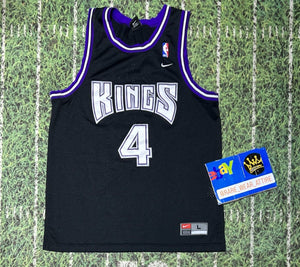 Nba Nike CHRIS WEBBER #4 Sacramento Kings Jersey Sz L Basketball 8722