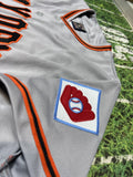 8971 Vtg MLB 24 Willie Mays San Francisco Giants Majestic Baseball Jersey M 1951