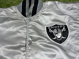 Reversible Nfl Football Vtg 90s Raiders Starter Jacket SZ L Oakland Las Vegas