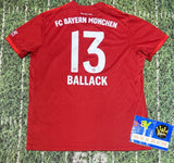 Adidas FC Bayern Munich 2018 Home Football Jersey #13 BALLACK Xl 8247