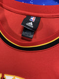 Blank ADIDAS ATLANTA HAWKS NBA Authentic JERSEY Sz 48 Basketball 7226