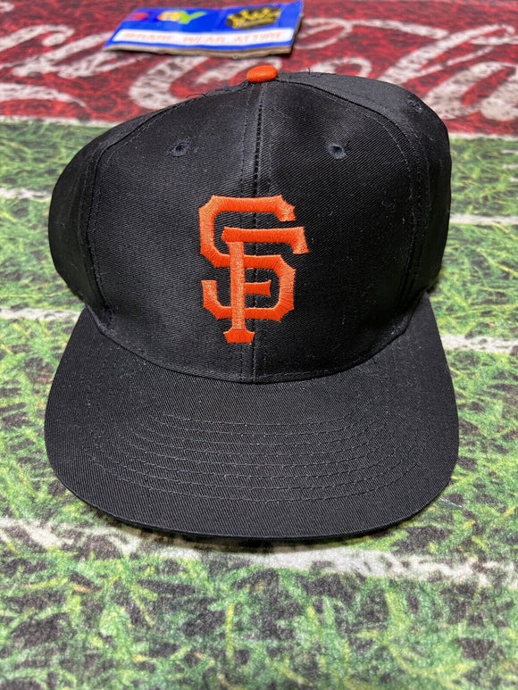 San Francisco Giants SF Plain Logo Team MLB Baseball Strap Back Hat Cap Hitachi