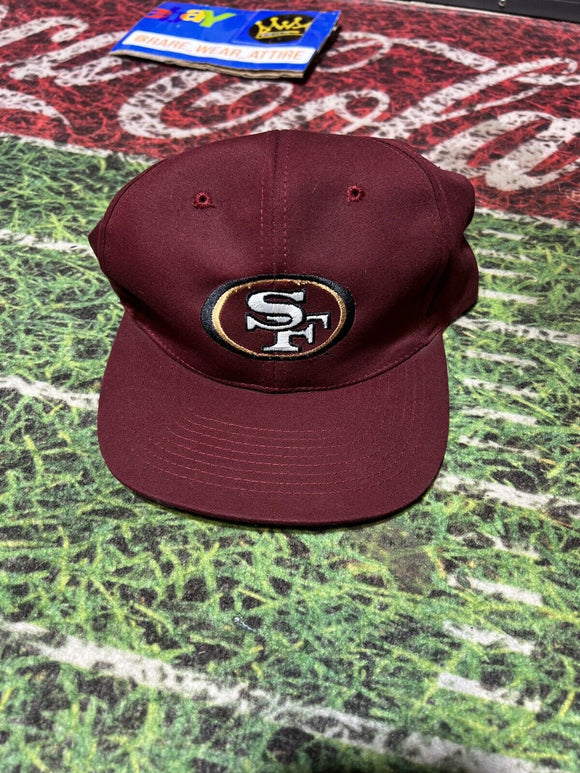 San Francisco 49ers snapbACK nfl football Hat Nissin cap Niners CALI burgundy