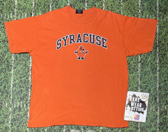 Y2K Syracuse University Basketball Sleeve Steve & Barry's Orange Sz Xl