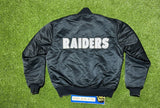 Reversible Nfl Football Vtg 90s Raiders Starter Jacket SZ L Oakland Las Vegas