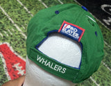 Hartford Whalers Hat VTG 90s NHL Green Blue Cap Rare Reversible Pro Player