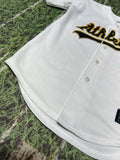 baseball Majestic Oakland Athletics A’s MLB Jersey Sz M Kid