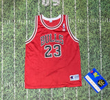 Basketball Champion Chicago Bulls Michael Jordan NBA Jersey Sz xL