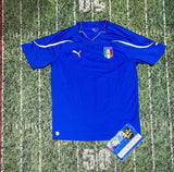 Puma Italia Blue Jersey Tradizione Dry Cell Futbol Football Soccer Italy sz l