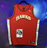 Blank ADIDAS ATLANTA HAWKS NBA Authentic JERSEY Sz 48 Basketball 7226