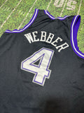 Nba Nike CHRIS WEBBER #4 Sacramento Kings Jersey Sz L Basketball 8722