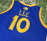 Adidas David Lee Golden State Warriors Jersey  L NBA Basketball #10