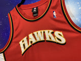 Blank ADIDAS ATLANTA HAWKS NBA Authentic JERSEY Sz 48 Basketball 7226