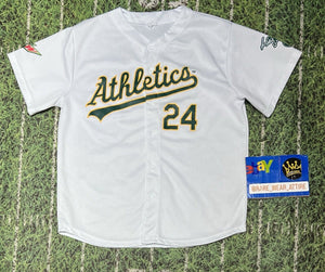 Rickey Henderson SGA Oakland A's Athletics #24 Replica Jersey XL Promo