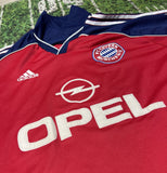 BAYERN MUNICH 2001 2002 HOME FOOTBALL SHIRT ADIDAS SOCCER JERSEY SIZE L