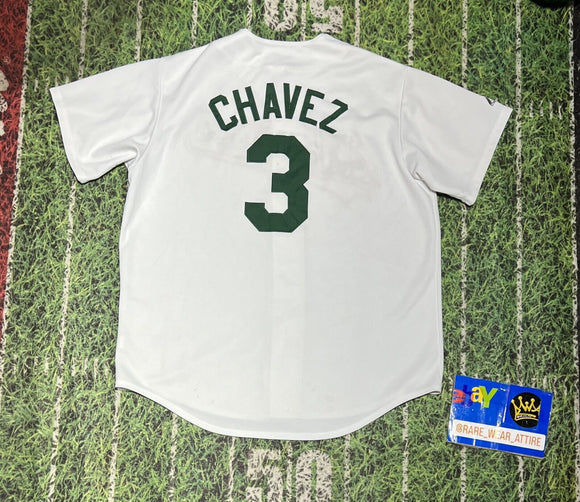 Majestic Oakland A’s Eric Chavez Jersey Sz Xl Athletics MLB baseball 7952