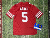 Trey Lance Nfl FootballL San Francisco 49ers Nike Field Jersey Sf Niners 8380