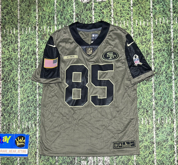 Nike football George Kittle 49ers Salute To Service Jersey Black Camo L nfl