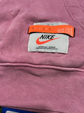 7369 Nike Just Do It Spelled Out Pink Face Swoosh Sweater Hoodie Long Sleeve