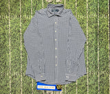 Men's Polo Ralph Lauren Blue Plaid Long Sleeve Button Down Dress Shirt L 7538